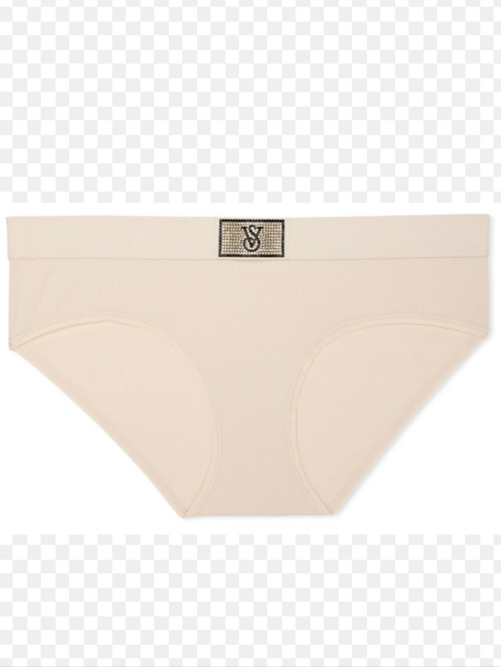 Victoria's secret shine patch logo cotton Hiphugger panty NEW! BLING XXL